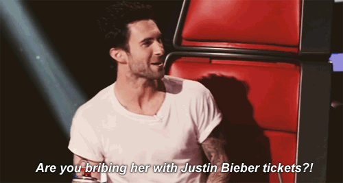 Artiesten Gifs Adam levine the voice 