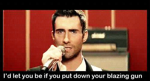 Artiesten Gifs Adam levine Maroon 5 mickey woedend 