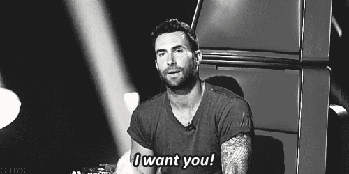Artiesten Gifs Adam levine the voice 