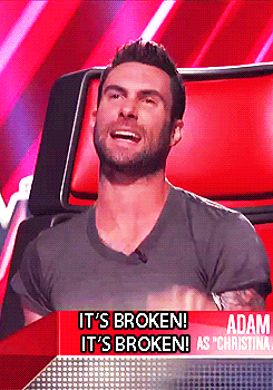 Artiesten Gifs Adam levine Maroon 5 Cutie 