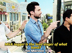 Maroon 5 GIF. Artiesten Gifs Adam levine Maroon 5 M5 Valentijnskaart van james Mario lopez 