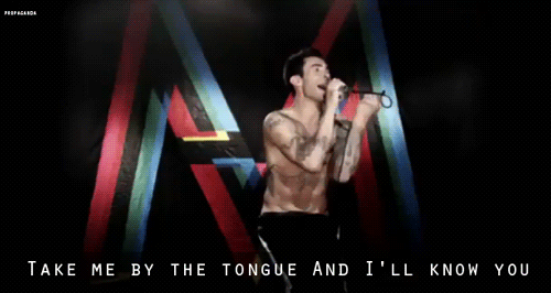 Artiesten Gifs Adam levine Maroon 5 