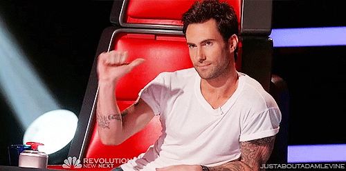 Artiesten Gifs Adam levine the voice de vocie 
