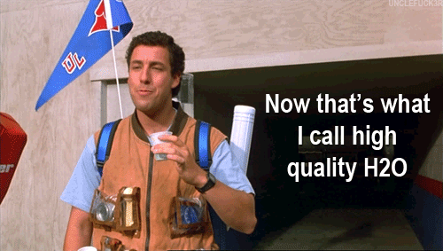 Water Gifs Filmsterren Adam sandler The Waterboy 