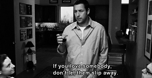 Gifs Filmsterren Adam sandler paar toast zorg belofte dwaas 