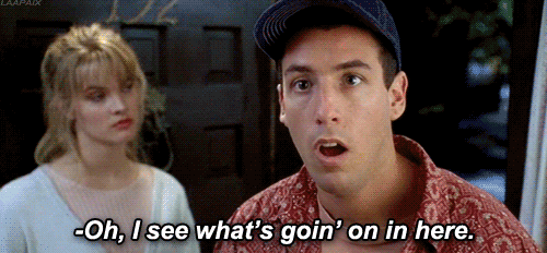 Gifs Filmsterren Adam sandler pingu&iuml;n billy madison 