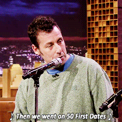 Adam Sandler GIF. Bioscoop Liefde Gifs Filmsterren Adam sandler Schattige Toast 