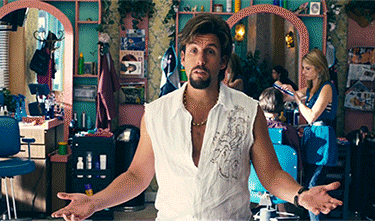 Gifs Filmsterren Adam sandler klappen opdrukken je rotzooi niet met de Zohan 
