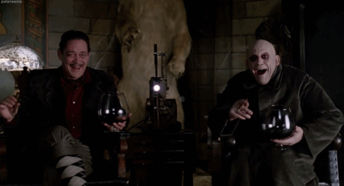 Addams Family GIF. Halloween Films en series Humor Gifs Addams family Boek Lectuur 