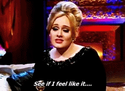 Adele GIF. Artiesten Adele Gifs Tierno Delly 