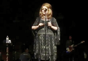 Adele GIF. Artiesten Adele Gifs Lach 