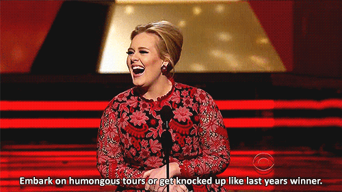Artiesten adele Gifs rollen in het diepe 