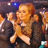 Adele GIF. Artiesten Adele Gifs Haar gezicht 