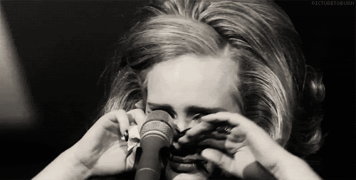 Artiesten adele Gifs schreeuw 