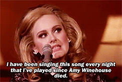 Adele GIF. Artiesten Adele Gifs Gelukkig huilen 