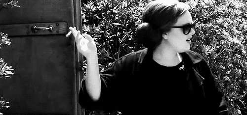 Artiesten adele Lol Gifs lachend haha lach 