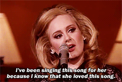 Adele GIF. Artiesten Adele Gifs Adele adkins 
