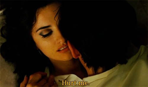 Gifs Filmsterren Adrien brody mijn shit Penelope Cruz manolete ok niet hem maar zijn rug van het hoofd 