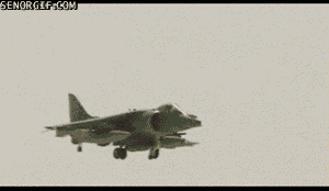 Vliegtuig Gif Landing Winderig Beverig Opstijgen » Animaatjes.nl