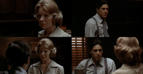 Films en series The godfather Gifs Filmsterren Al pacino Michael Corleone 
