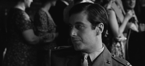 Films en series The godfather Gifs Filmsterren Al pacino Michael Corleone 