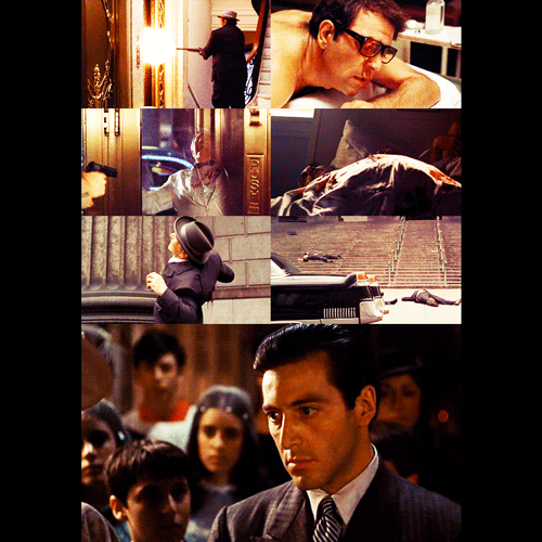 Films en series The godfather Gifs Filmsterren Al pacino Michael Corleone 