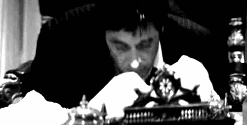 Gifs Filmsterren Al pacino drugs cocoine 