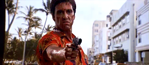 Scarface Gifs Filmsterren Al pacino Tony Montana 