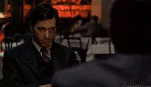 Films en series The godfather Gifs Filmsterren Al pacino Michael Corleone 