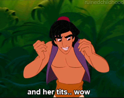 Aladdin GIF. Aladdin Films en series Gifs Opgewonden Parodie Tieten 