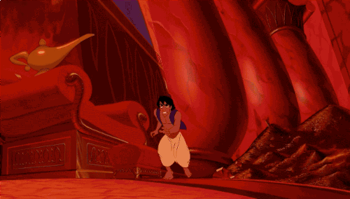 Aladdin Films en series Gifs opgewonden parodie tieten 