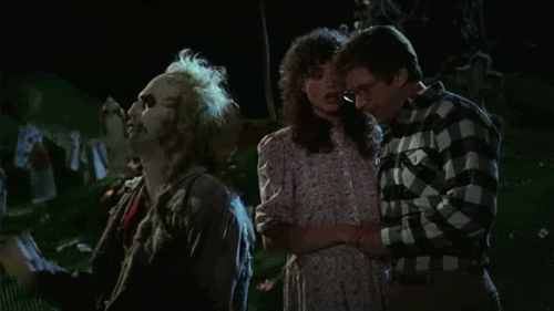 Films en series Beetlejuice Gifs Filmsterren Alec baldwin geena davies 