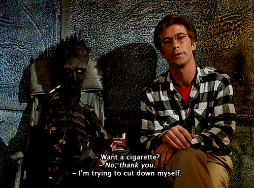 Films en series Beetlejuice Sigaret Gifs Filmsterren Alec baldwin 