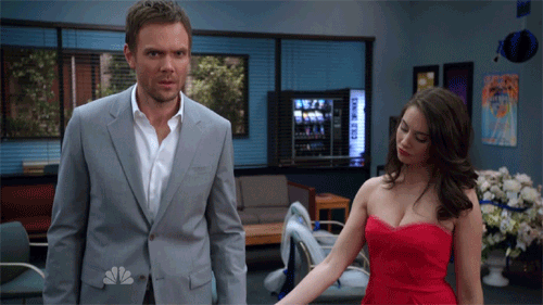 Gifs Filmsterren Alison brie inspirerende community friendzone 