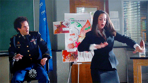 Annie Jeff Gifs Filmsterren Alison brie Joel McHale community 
