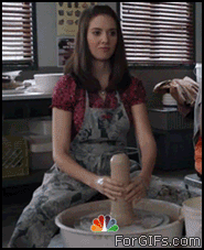 Alison Brie GIF. Gifs Filmsterren Alison brie Community Klei 