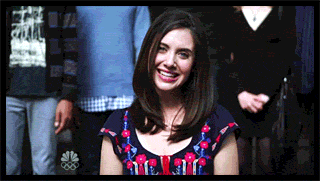 Gifs Filmsterren Alison brie Joel McHale community gemeenschap cast 