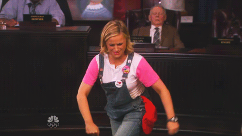 Amy Poehler GIF. Tv Gifs Filmsterren Amy poehler Parks and recreation Leslie knope 