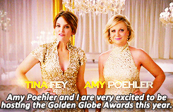 Amy Poehler GIF. Tv Gifs Filmsterren Amy poehler Tina fey Onhandig Opgewonden Glimlachen Werkend Golden globes 