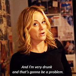 Amy Poehler GIF. Dronken Gifs Filmsterren Amy poehler 