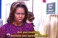 Amy Poehler GIF. Gifs Filmsterren Amy poehler Fangirling Parken en rec Michelle obama Leslie knope 