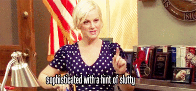 Amy Poehler GIF. Mode Tv Gifs Filmsterren Amy poehler Stijl Parks and recreation Leslie knope Sletterig 