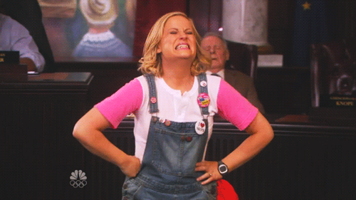Amy Poehler GIF. Tv Gifs Filmsterren Amy poehler Parks and recreation 