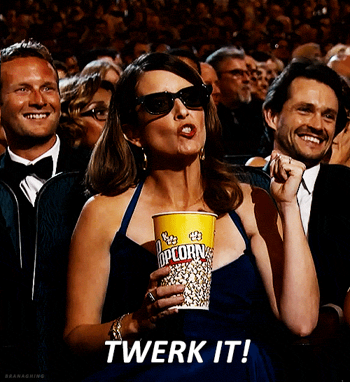 Amy Poehler GIF. Gifs Filmsterren Amy poehler Tina fey High five 