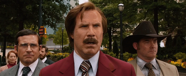 Will Ferrell GIF. Films en series Gifs Anchorman Filmsterren Will ferrell Ron burgundy Adam mckay 