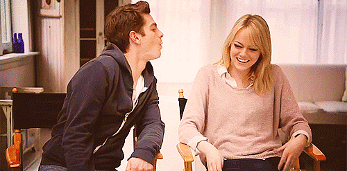 Emma Stone GIF. Gifs Filmsterren Andrew garfield Emma stone 