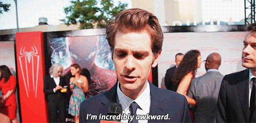 Andrew Garfield GIF. Gifs Filmsterren Andrew garfield Onhandig Waar 