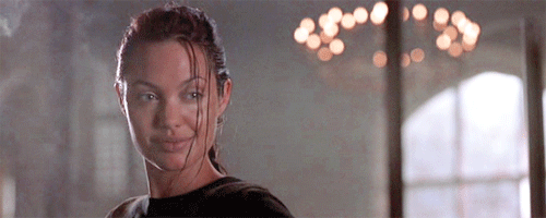 Films Angelina jolie Gifs Filmsterren Lara Croft Tomb Raider 
