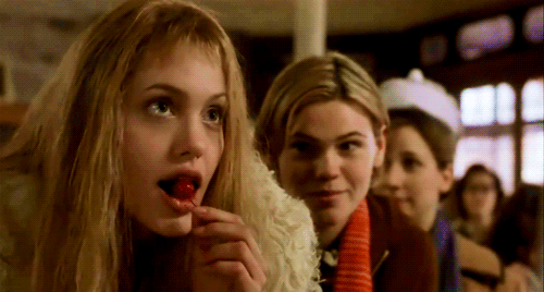 Angelina jolie Gifs Filmsterren meisje onderbroken 