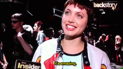 Angelina jolie Sexy Gifs Filmsterren citaat gia 